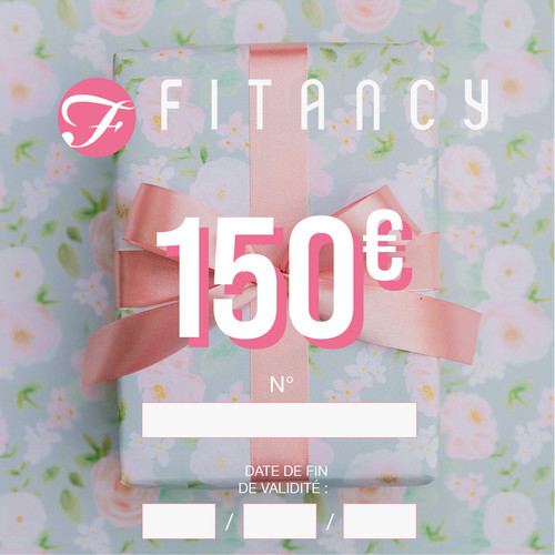 Chèque cadeau FITANCY.FR - Valeur 150 euros Fitancy  - Cheque cadeau maillot de bain lingerie fitancy