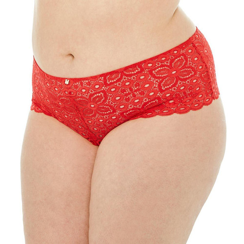 Shorty tanga coquelicot Intrépide-rouge - Camille Cerf x Pomm Poire - Camille cerf x pomm poire