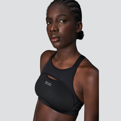 Brassière de sport noir - EVO Champion  - Promotion lingerie sport grande taille
