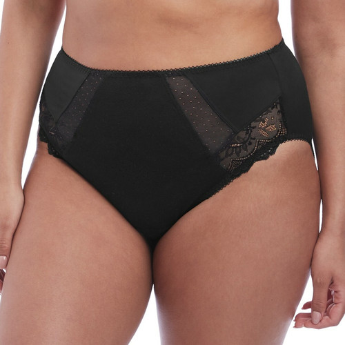 Culotte taille haute Elomi MEREDITH noire Elomi  - Promo fitancy lingerie grande taille