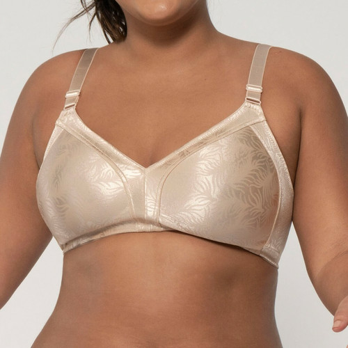 Soutien-gorge sans armatures beige Dorina  - Promo fitancy lingerie grande taille