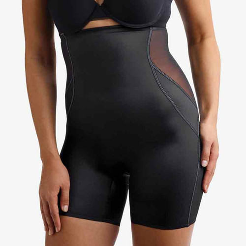 Panty taille haute gainant FIT AND FIRM black  en nylon Miraclesuit  - Lingerie miraclesuit grande taille