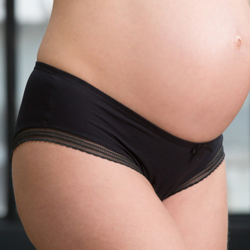 Shorty de grossesse - noir Cache Coeur  - Lingerie et maillot de bain maternite