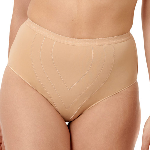 Culotte gainante taille haute Sans Complexe PERFECT LIFT beige  - Sans Complexe - Culottes et Bas Grande Taille
