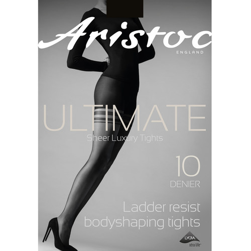 Collant amincissant 10D Aristoc ULTIMATE black  en nylon Aristoc  - Aristoc chaussant
