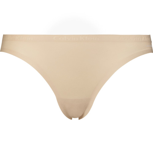 Culotte beige en nylon Calvin Klein Underwear  - Lingerie Bonnets Profonds
