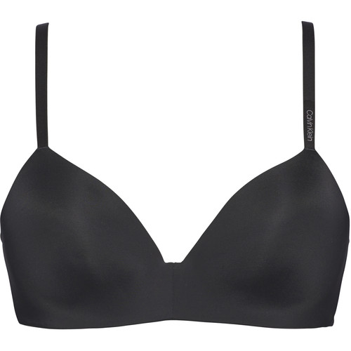 Soutien-gorge sans armatures noir en nylon Calvin Klein Underwear  - Promotion lingerie bonnet d