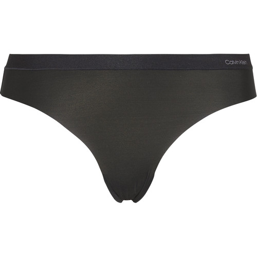 Culotte noire en nylon - Calvin Klein Underwear - Lingerie culotte slip femme