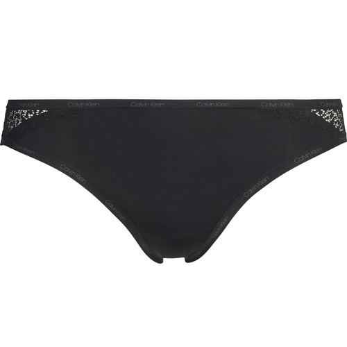 Culotte brésilienne noire en nylon Calvin Klein Underwear  - Promo lingerie