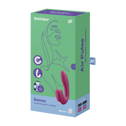 Stimulateur clitoridien et Vibromasseur point G - Violet Satisfyer  - Sexualite sextoys