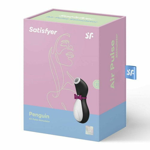 Stimulateur Satisfyer Pro Penguin Nouvelle Génération - Noir Et Blanc Satisfyer  - Cadeau noel lingerie grande taille