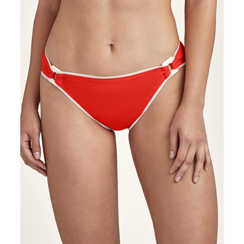 Culotte de bain brésilienne Aubade Maillots LA BAIE DES VAGUES rouge - Promo maillot de bain grande taille bonnet c