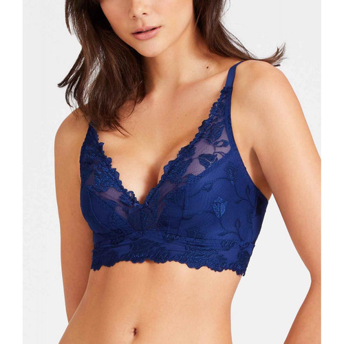 Soutien-gorge Triangle Sans Armatures Aubade SOFTESSENCE bleu Aubade  - Promo fitancy lingerie grande taille