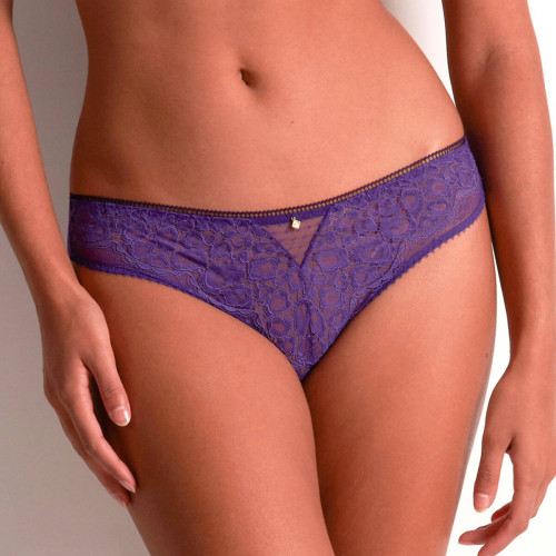 Culotte brésilienne - violette Aubade  - Cadeau noel lingerie grande taille