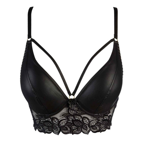 Semi-corset  - Noir Axami lingerie  - Lingerie guepiere