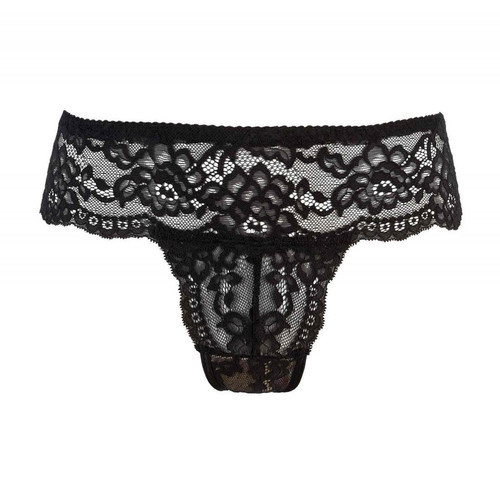 Tanga  - Noir - Axami lingerie - Selection moins 25