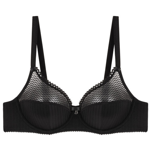 Soutien-gorge emboitant armatures noir Bestform-MILIA Bestform   - Bestform lingerie grande taille emboitants