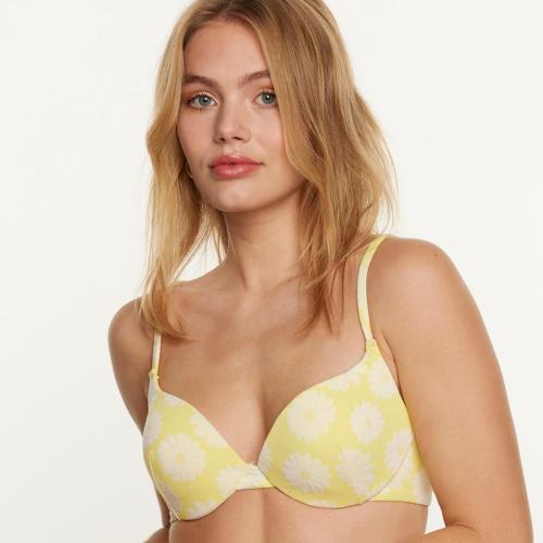 Haut de maillot de bain coques push up jaune Limoncello Brigitte Bardot  - Maillot de bain deux pieces grande taille