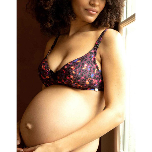 Soutien-gorge de grossesse et d'allaitement sans armatures - Cache Cœur Lingerie Multicolore - Lingerie et maillot de bain maternite