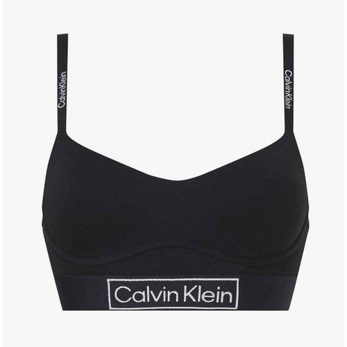 Bralette armatures - Noire en coton - Calvin Klein Underwear - Lingerie soutien gorge 100d
