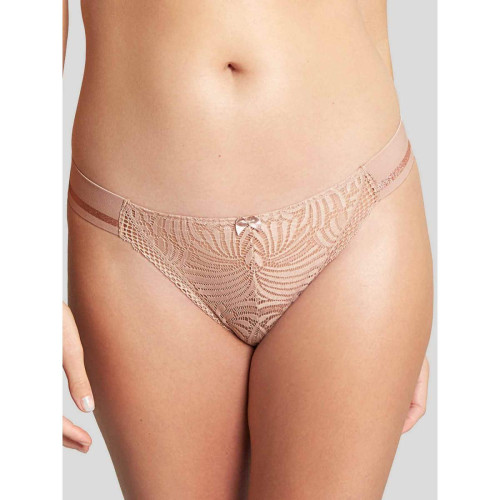Tanga Cléo By Panache LIZY VIBE Rose - Lingerie cleo by panache grande taille