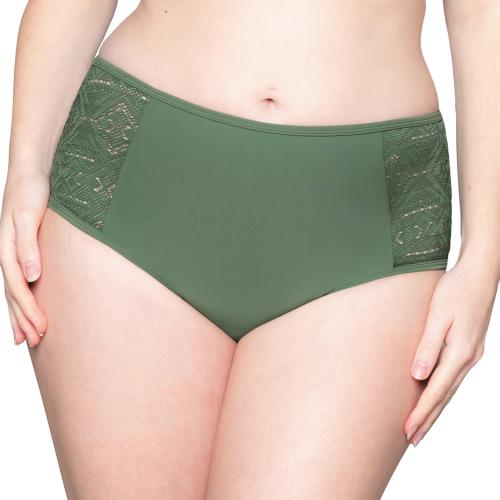 Shorty de bain Curvy Kate RUSH vert en nylon Curvy Kate Maillot  - Tankini grande taille