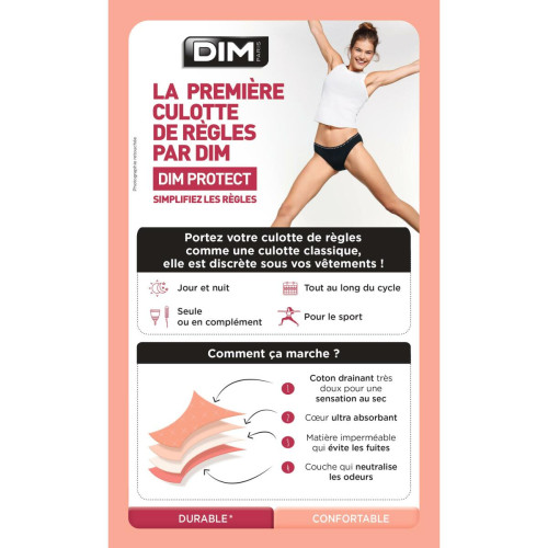 Culotte Menstruelle DIM PROTECT Dim