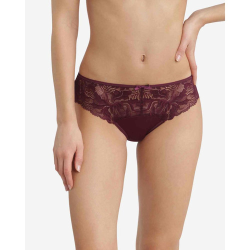 Culotte Classique - Violette en dentelle Dim  - Promo fitancy lingerie grande taille