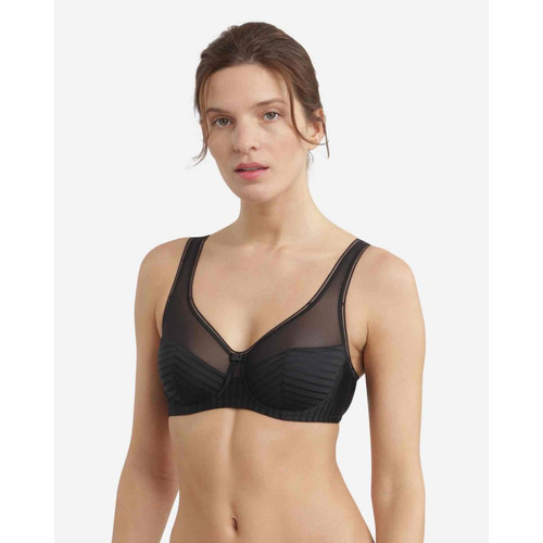 Soutien-gorge Emboitant Armatures - Noir Dim  - Promo fitancy lingerie grande taille