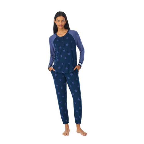 Ensemble Pyjama Haut Et Jogger - Bleu DKNY GRP 22593 DREAMING BIG - Cadeau noel lingerie grande taille