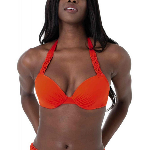 Haut de Maillot de Bain Armatures - Orange Dorina Maillots Sagana - Promo maillot de bain grande taille bonnet c