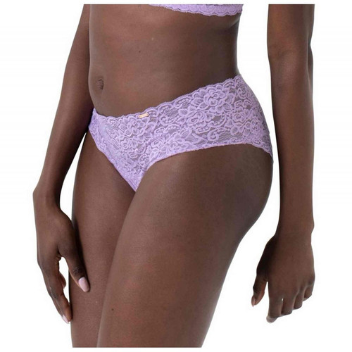 Lot de 3 Culottes classiques - Lilas Nude Ivoire Dorina Dorina  - Promo fitancy lingerie grande taille