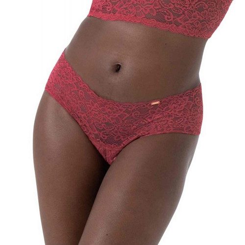 Lot de 3 Culottes classiques - Rouge Ivoire Noir Dorina Dorina  - Promo fitancy lingerie grande taille