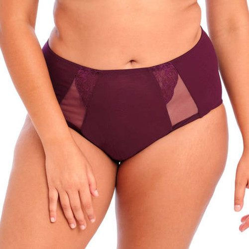 Culotte Taille Haute - Grenat  Elomi  - Cadeau noel lingerie grande taille
