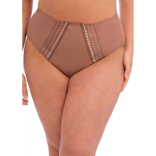 Culotte taille haute - Nude MATILDA en nylon Elomi  - Lingerie Bonnets Profonds