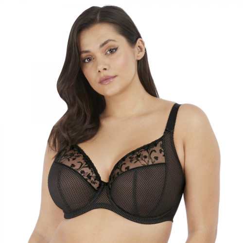 Soutien-gorge emboitant armatures Elomi CHARLEY jet - Lingerie elomi grande taille
