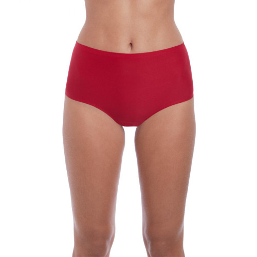 Culotte taille haute invisible stretch Fantasie SMOOTHEASE Rouge