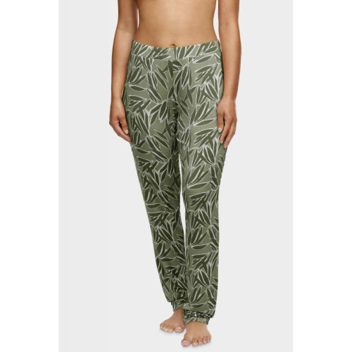Bas de pyjama - Pantalon - Vert Chantelle YARA en coton modal Femilet  - Cadeau noel lingerie grande taille