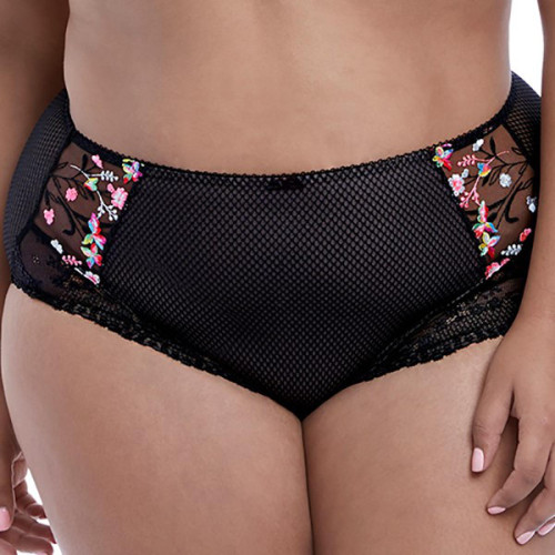 Slip couvrant Elomi CHARLEY black - Lingerie elomi grande taille outlet