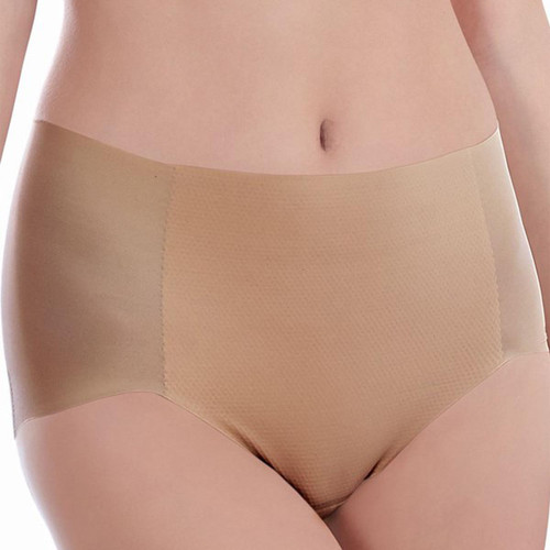 Culotte gainante taille mi-haute Wacoal BEYOND NAKED toasted beige - Lingerie wacoal grande taille