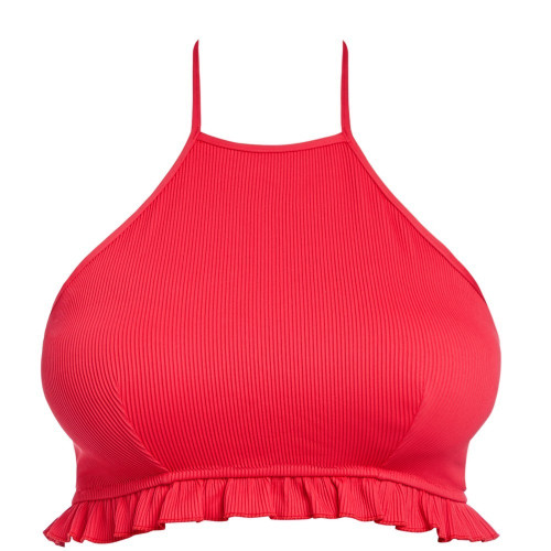 Crop top paddé à armatures Freya Maillots NOUVEAU rouge - Promo maillot de bain grande taille bonnet h