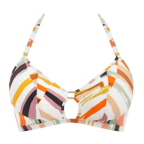 Haut de maillot de bain Triangle Sans Armatures - Multicolore Freya Maillots SHELL ISLAND - Maillot de bain Bonnet F Soldes
