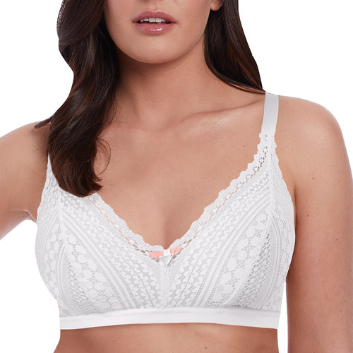 Bralette sans armatures Freya DAISY LACE blanc - Stay at home