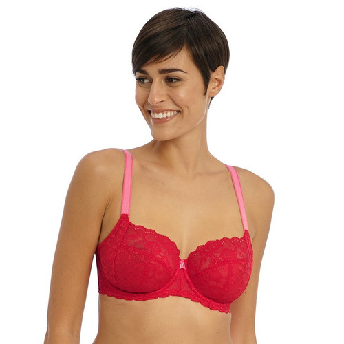 Soutien Gorge Armaturé - Rouge  OFFBEAT Freya  - Promo fitancy lingerie grande taille