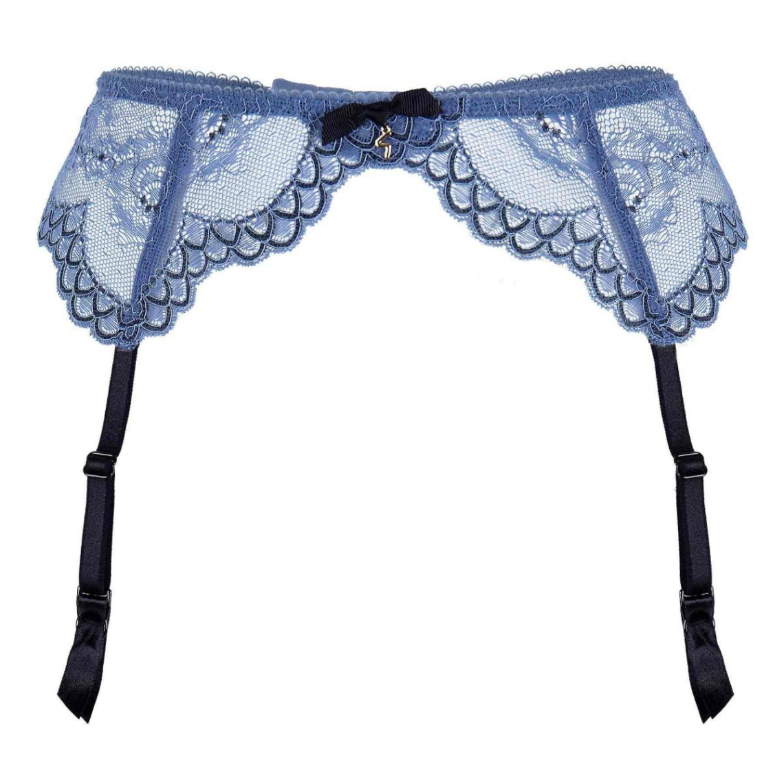 porte-jarretelles - bleu gossard superboost lace