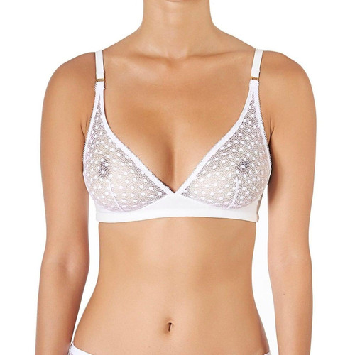 Daisy Soutien Gorge Triangle  blanc - Huit Lingerie - Huit lingerie