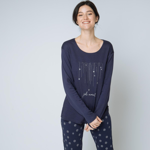 Pyjama deux pièces, pantalon imprimé - Iconic Lingerie