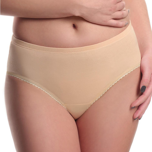 Shorty culotte en coton Jolidon PURE COMFORT Beige - Stay at home