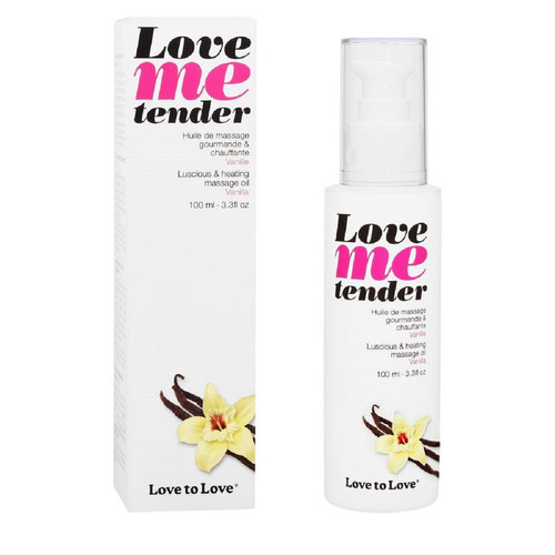 LOVE ME TENDER - VANILLE - Sexualite huile creme sensuelles