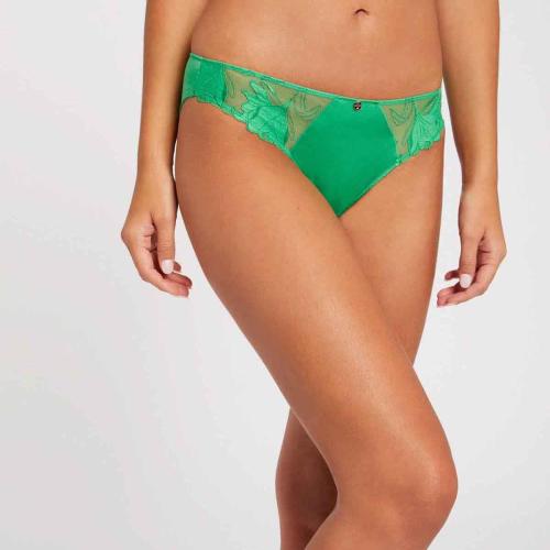 Culotte vert Capucine - Morgan Lingerie - Nouveautés lingerie et maillot grande taille